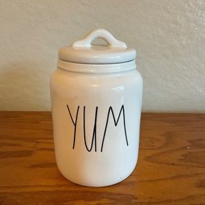 Rae Dunn “yum” cookie Jar